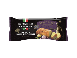 La Famiglia Bread Stone Baked Garlic Sourdough 480 g